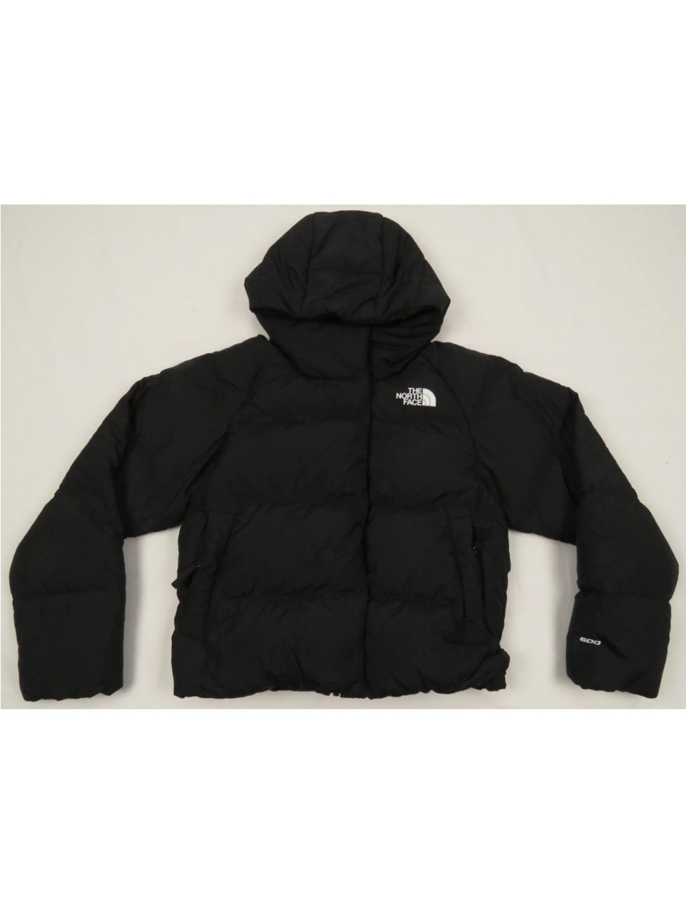 The North Face 600 Down Quilted Youth Girls Hooded Full Zip Puffer Coat Jacket M